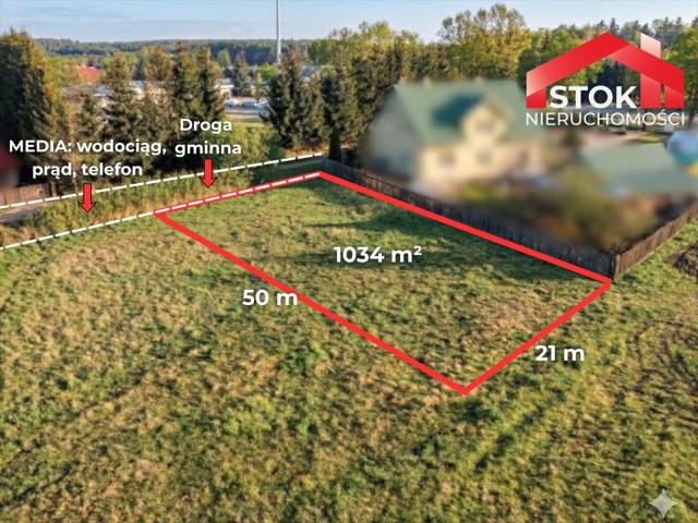 Działka 1034 m² pod dom i usługi w Dojlidach Górnych