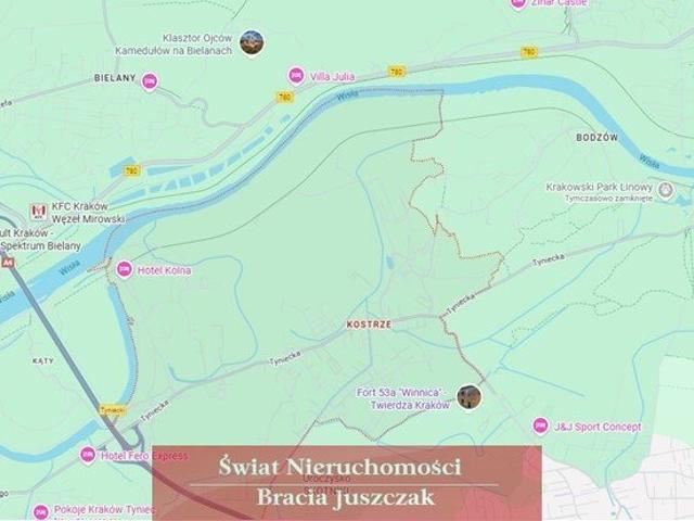 Działka pod dom jednorodzinny na malowniczym wzgórzu Krakowa