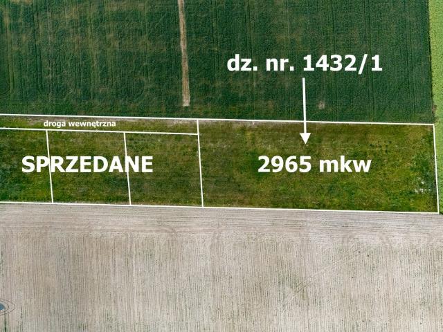 Działka pod dom w Czarnocinie, 2965 m², warunki zabudowy
