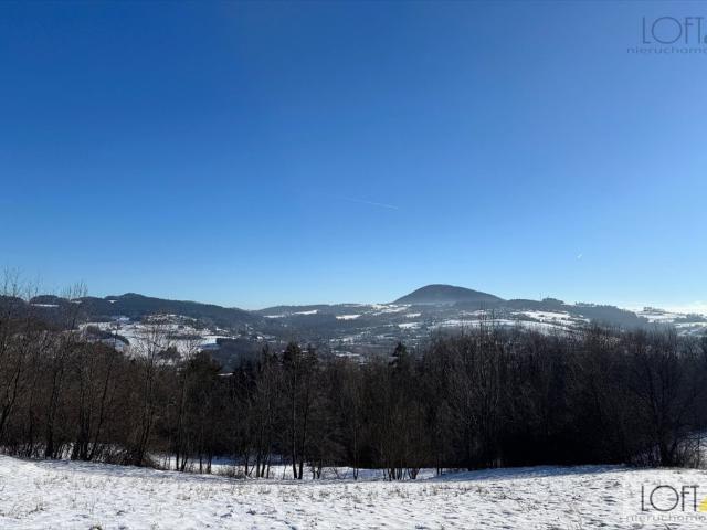 Działka pod dom w Grybowie, 1041 m2, blisko natury