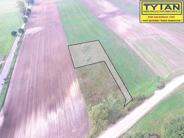 Działka pod dom w Pniewie, 1720 m², warunki zabudowy
