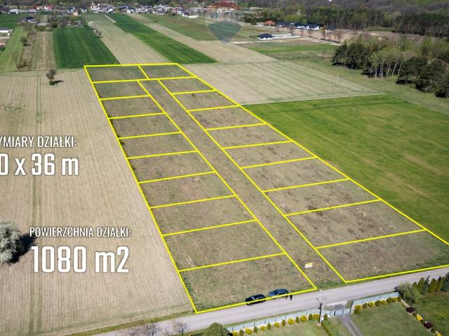 Działka pod dom z dużym ogrodem, las, media, 1050 m²