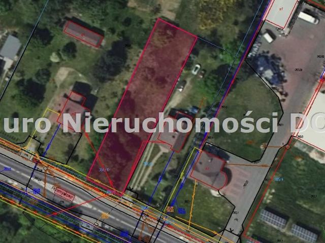 Działka przemysłowa 1114 m² przy głównej ulicy Zawodzie