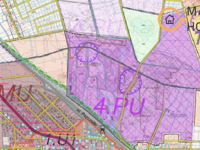 Działka przemysłowa 80 407 m² z WZ, geologia, pod hale