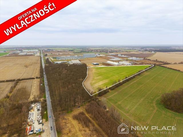 Działka przemysłowa 9,3 ha w Leśnicy, szybki dojazd