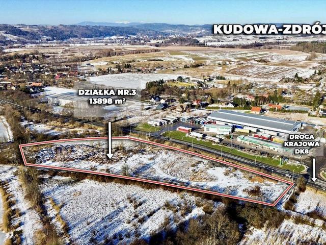 Działka przy DK8 z dużym potencjałem inwestycyjnym