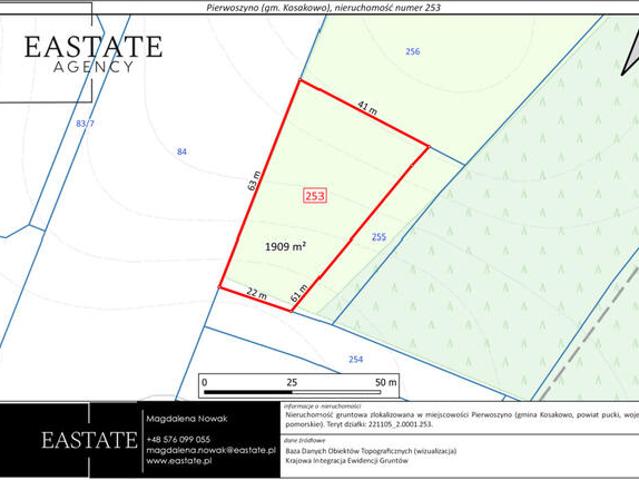 Działka przy lesie I 1909m² I Pierwoszyno