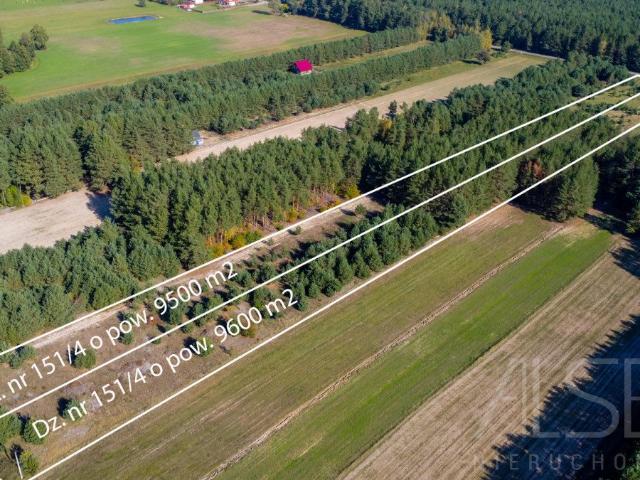 Działka rekreacyjna 19 100 m² z możliwością podziału