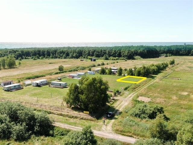 Działka rekreacyjna 342 m² blisko morza, las, media