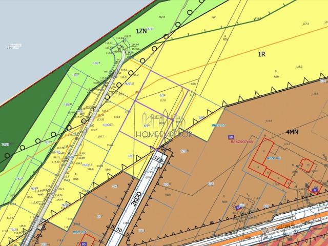 Działka rolna 1100 m² w Baszkówce, media w zasięgu