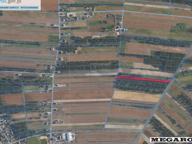 Działka rolna 2609 m² z dostępem do drogi i naturalnym charakterem