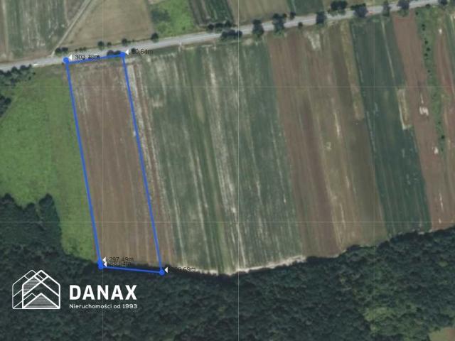 Działka rolna 26,5 ha przy głównej drodze, plan zagospodarowania