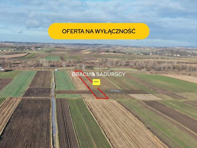 Działka rolna 3573 m² w Krakowie – idealna pod uprawy