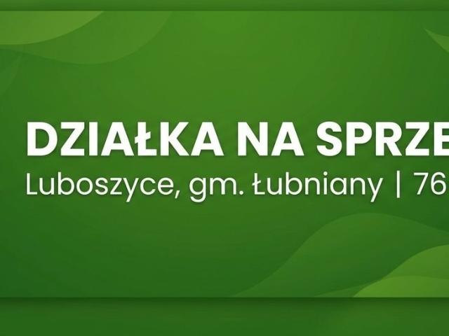Działka rolno budowlana w Luboszycach z MPZP, blisko Opola