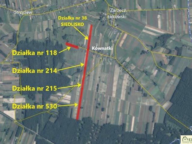 Działka rolno budowlana Kownatki gm. Łuków