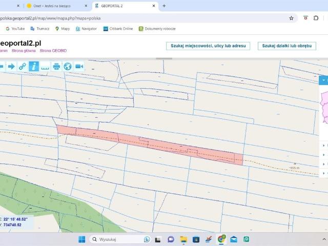 Działka rolno rekreacyjna z widokiem na Pogórze Dynowskie