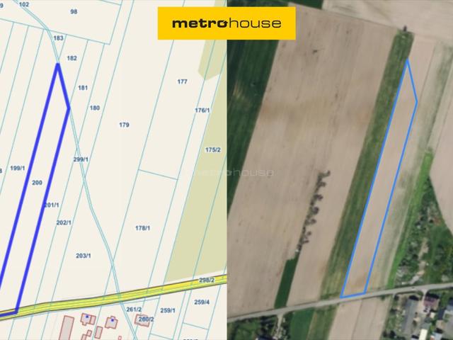 Działka siedliskowa 8 400 m² z dostępem do prądu i wody