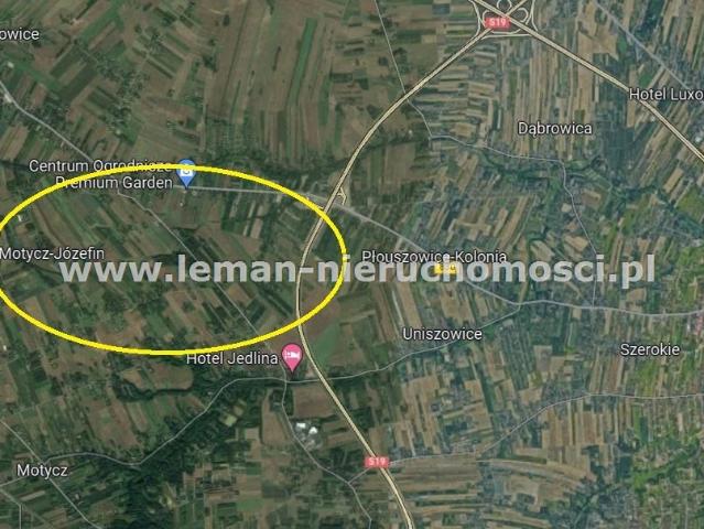 Działka sprzedam, Motycz Józefin, Konopnica, 1273 m2, cena: 380 000 zł
