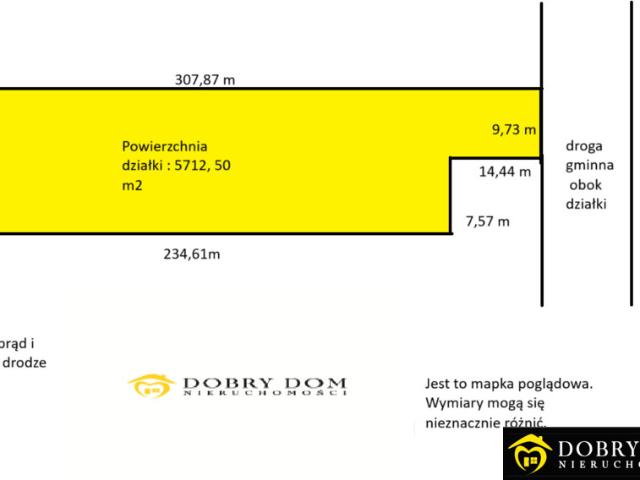 Działka sprzedam, NOWOSADY,, 5633 m2, cena: 350 000 zł