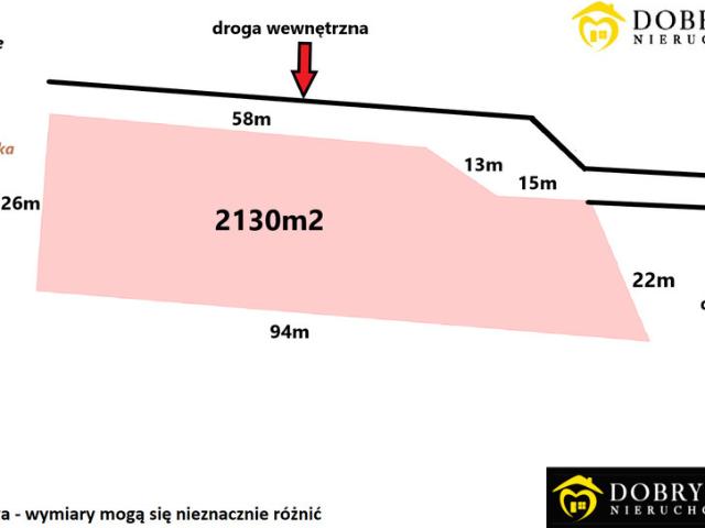 Działka sprzedam, OGRODNICZKI,, 2130 m2, cena: 596 400 zł