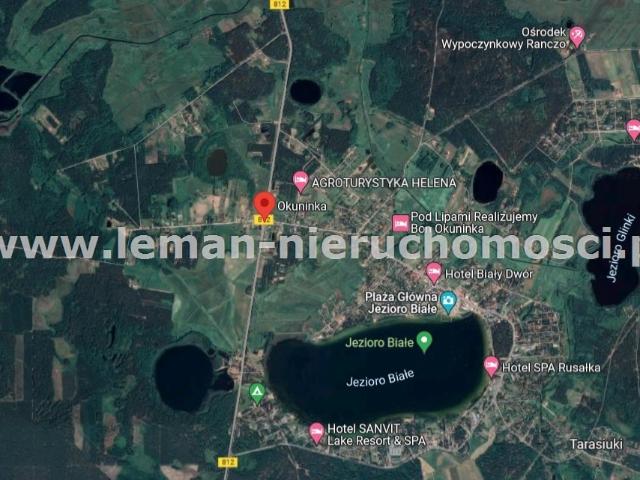 Działka sprzedam, Okuninka, Włodawa gw, 1104 m2, cena: 250 000 zł