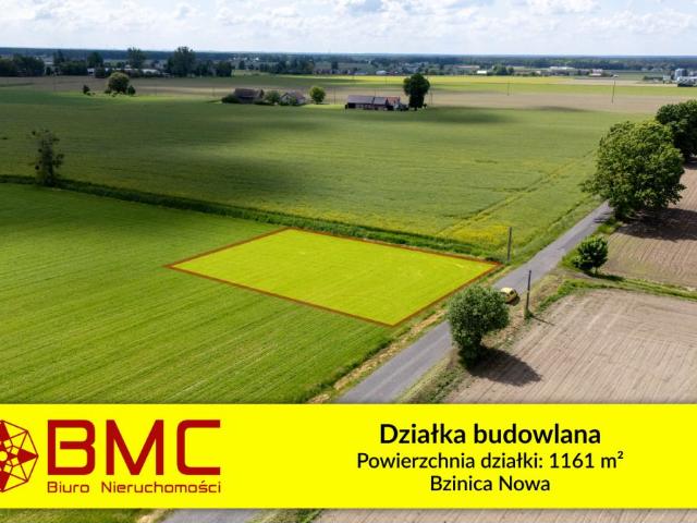 Działka sprzedam, Bzinica Nowa, Klonowa, 1161 m2, cena: 85 000 zł