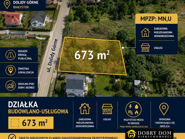 Działka sprzedam, BIAŁYSTOK, DOJLIDY GÓRNE,, 673 m2, cena: 400 000 zł