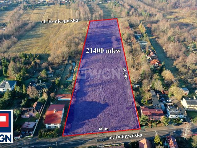 Działka sprzedam, Częstochowa, Dobrzyńska, 21368 m2, cena: 3 700 000 zł