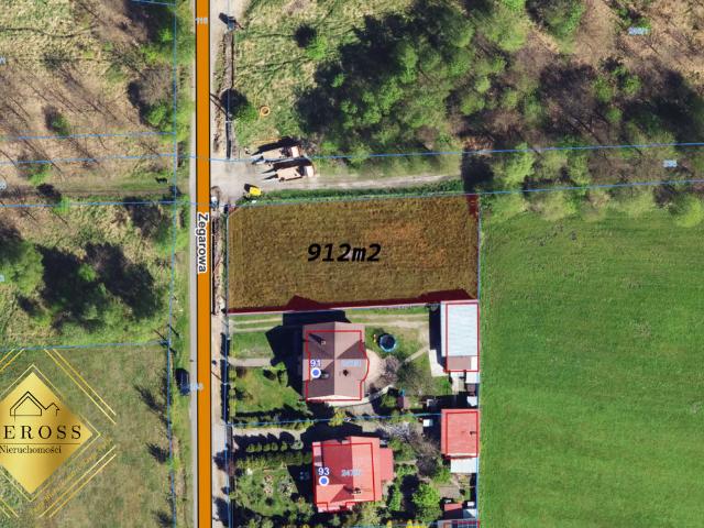 Działka sprzedam, Częstochowa, 912 m2, cena: 88 000 zł