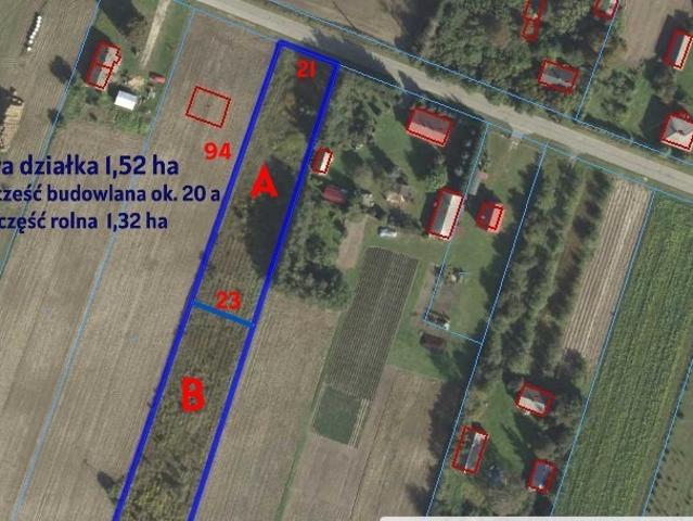 Działka sprzedam, DĄBROWA,, 15200 m2, cena: 180 000 zł