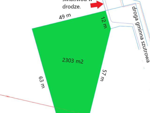 Działka sprzedam, GIEŁCZYN,, 2303 m2, cena: 529 000 zł