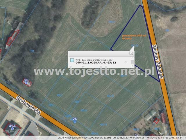 Działka sprzedam, Hrubieszów, Hrubieszów, Zielony Zakątek, 2415 m2, cena: 120 750 zł