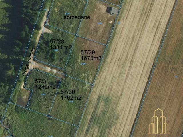 Działka sprzedam, Iwanówka, 1242 m2, cena: 149 040 zł