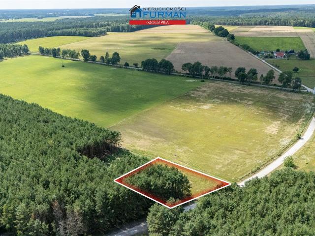 Działka sprzedam, Jaglice, Człopa gw, 1355 m2, cena: 80 000 zł