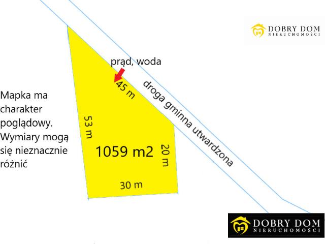 Działka sprzedam, JARNUTY,, 1059 m2, cena: 152 500 zł