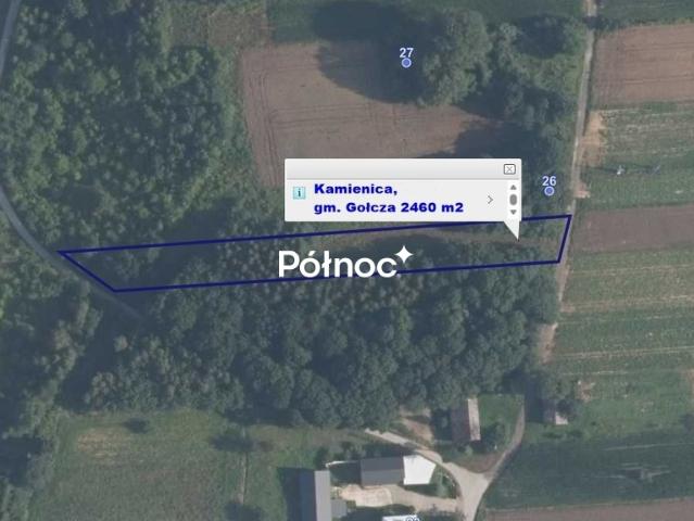Działka sprzedam, KAMIENICA,, 2460 m2, cena: 84 900 zł