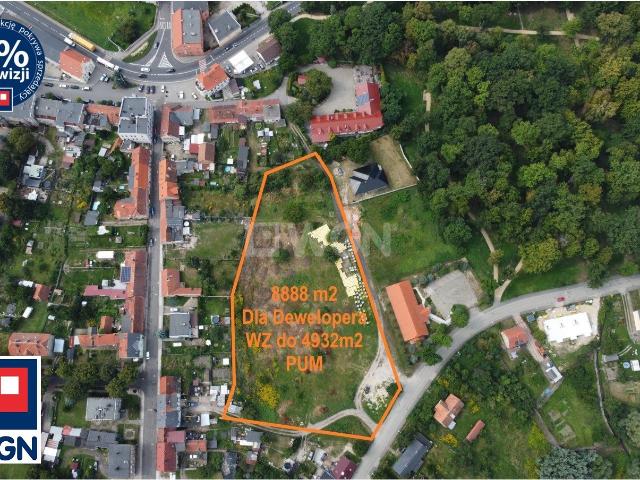 Działka sprzedam, Kożuchów, Żeromskiego, 8888 m2, cena: 2 500 000 zł
