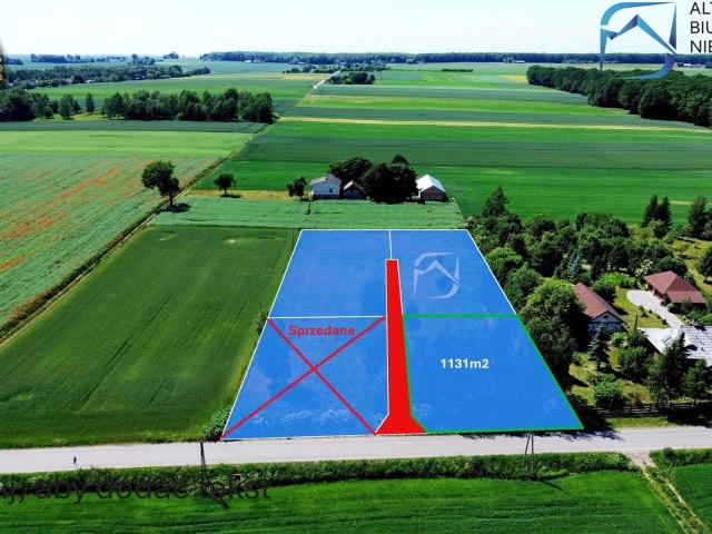 Działka sprzedam, Kolonia Kiełczewice Dolne, Strzyżewice, 1131 m2, cena: 99 000 zł