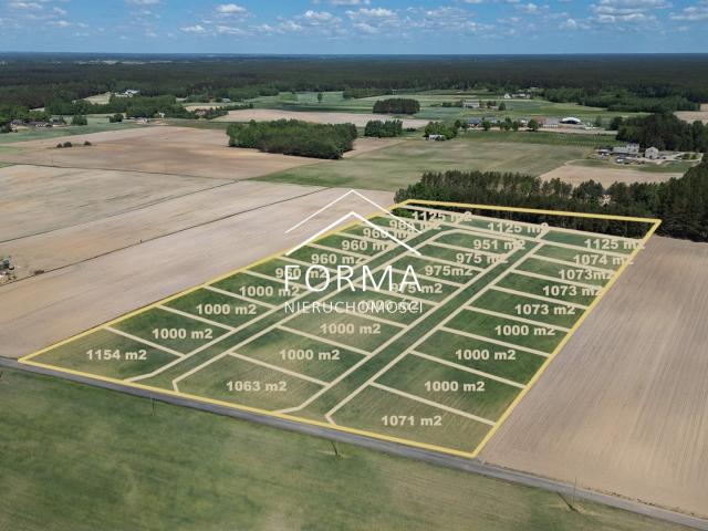 Działka sprzedam, Lubiewice, Lubiewo, 1000 m2, cena: 49 000 zł