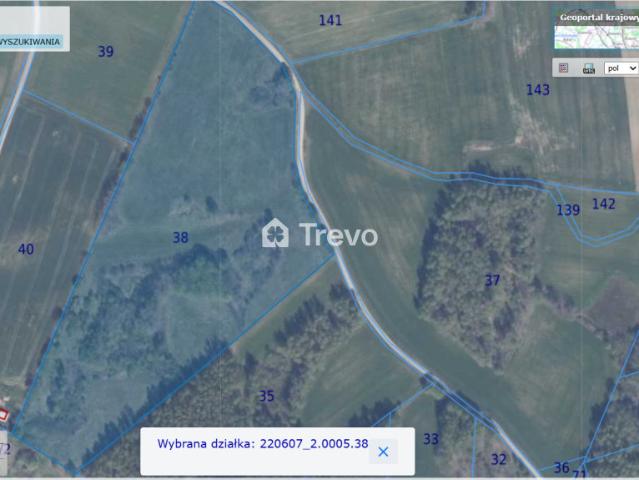 Działka sprzedam, Liniewko Kościerskie, 40400 m2, cena: 1 414 000 zł