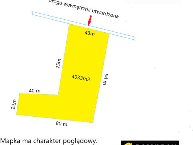 Działka sprzedam, PASYNKI,, 4933 m2, cena: 318 500 zł