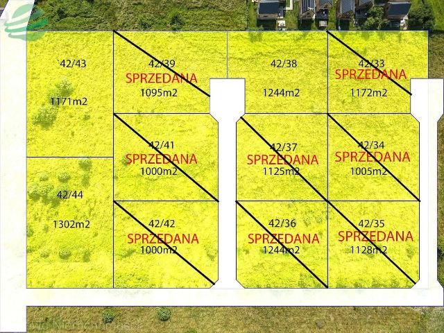 Działka sprzedam, Rusinowo, Sosnowa, 1244 m2, cena: 248 800 zł