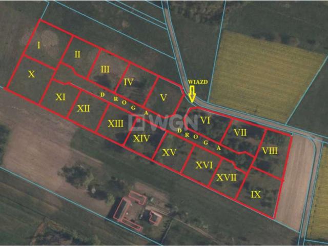 Działka sprzedam, Rząśnia, 980 m2, cena: 53 000 zł