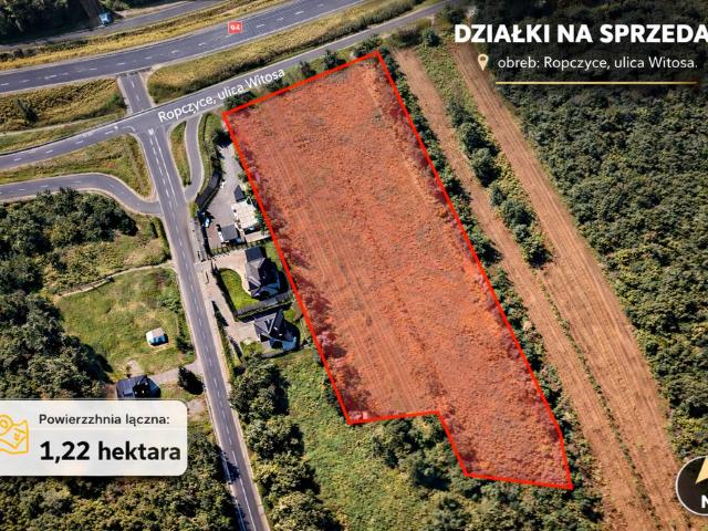 Działka sprzedam, ROPCZYCE, Wincentego Witosa, 12222 m2, cena: 2 690 000 zł
