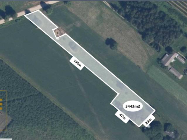 Działka sprzedam, Samoklęski Kolonia Druga, 3443 m2, cena: 99 000 zł