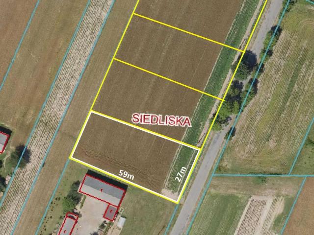 Działka sprzedam, Siedliska, Kamionka, 1550 m2, cena: 85 000 zł