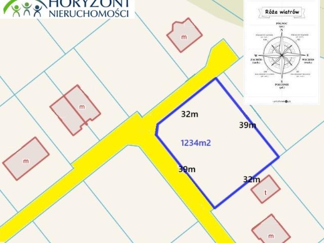 Działka sprzedam, TUCHOM,, 1234 m2, cena: 493 600 zł