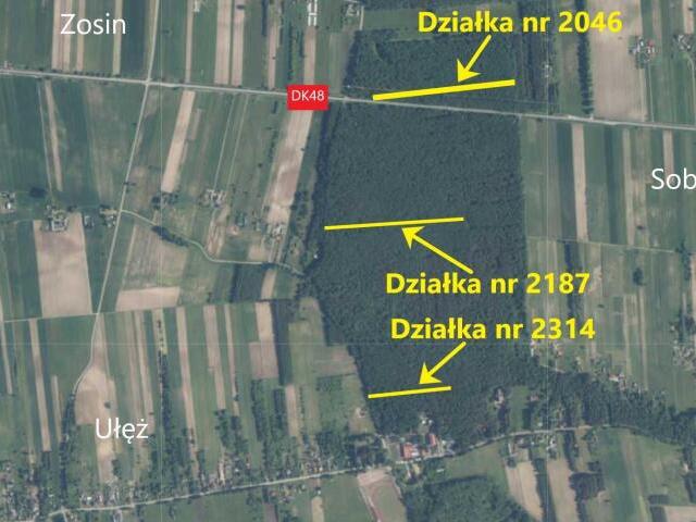 Działka sprzedam, Ułęż, 12600 m2, cena: 37 000 zł