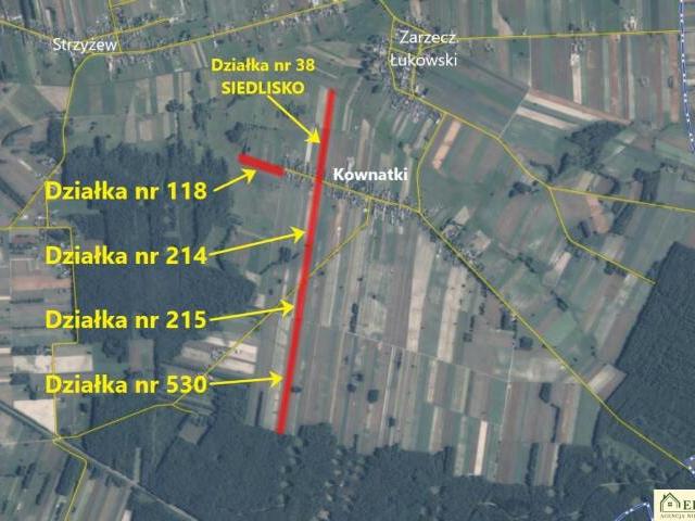 Działka sprzedam, Łuków, 50000 m2, cena: 390 000 zł
