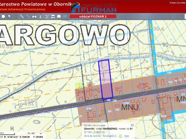 Działka sprzedam, Wargowo, Oborniki gw, 6500 m2, cena: 450 000 zł